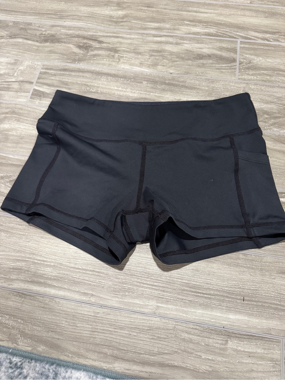 Feed Me Fight Me Black Women's Bike Shorts w side pocket